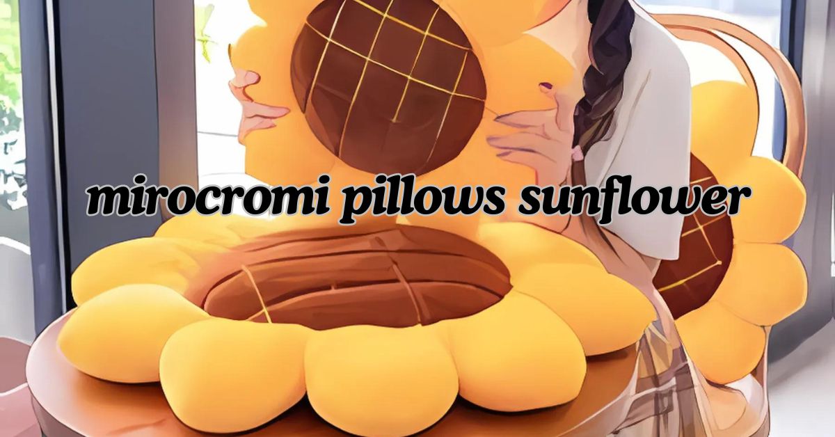 mirocromi pillows sunflower